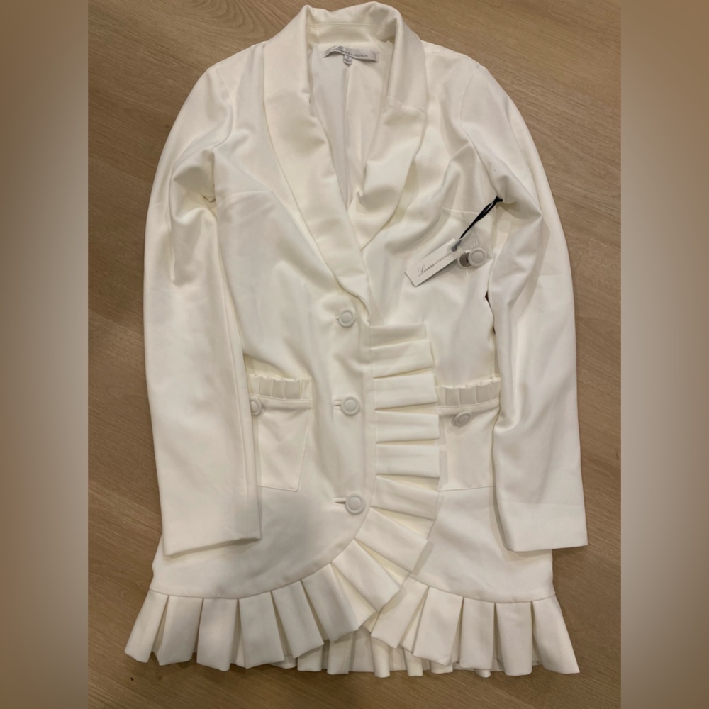 NWT Lover and friends white trailblazer dress - Picture 3 of 4